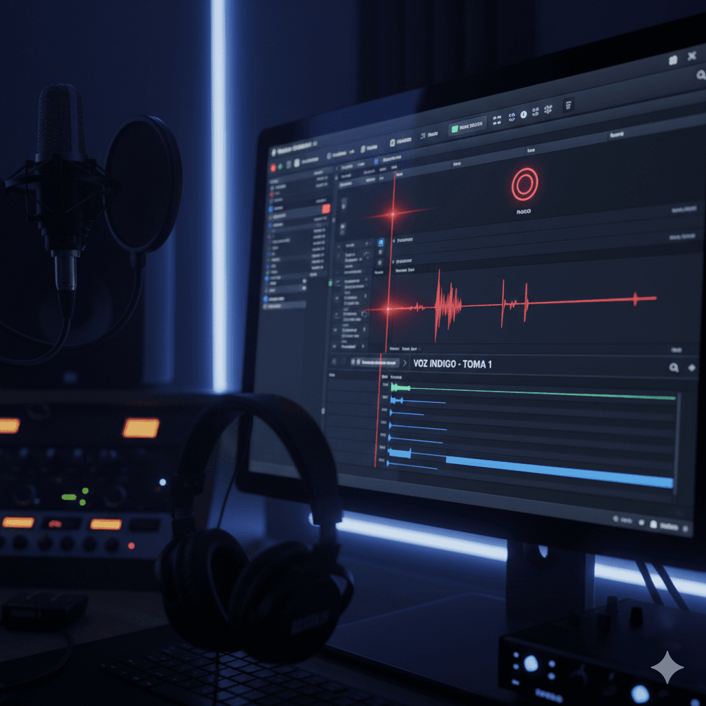 Sesión de producción y grabación de musica y reggaetón en Ableton Live en Laureles Estadio